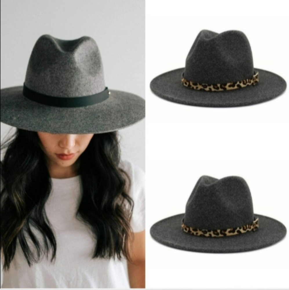 *Final Price* NWOT Boutique Boho Gypsy Festival Fedora Wide Brim Panama Hat